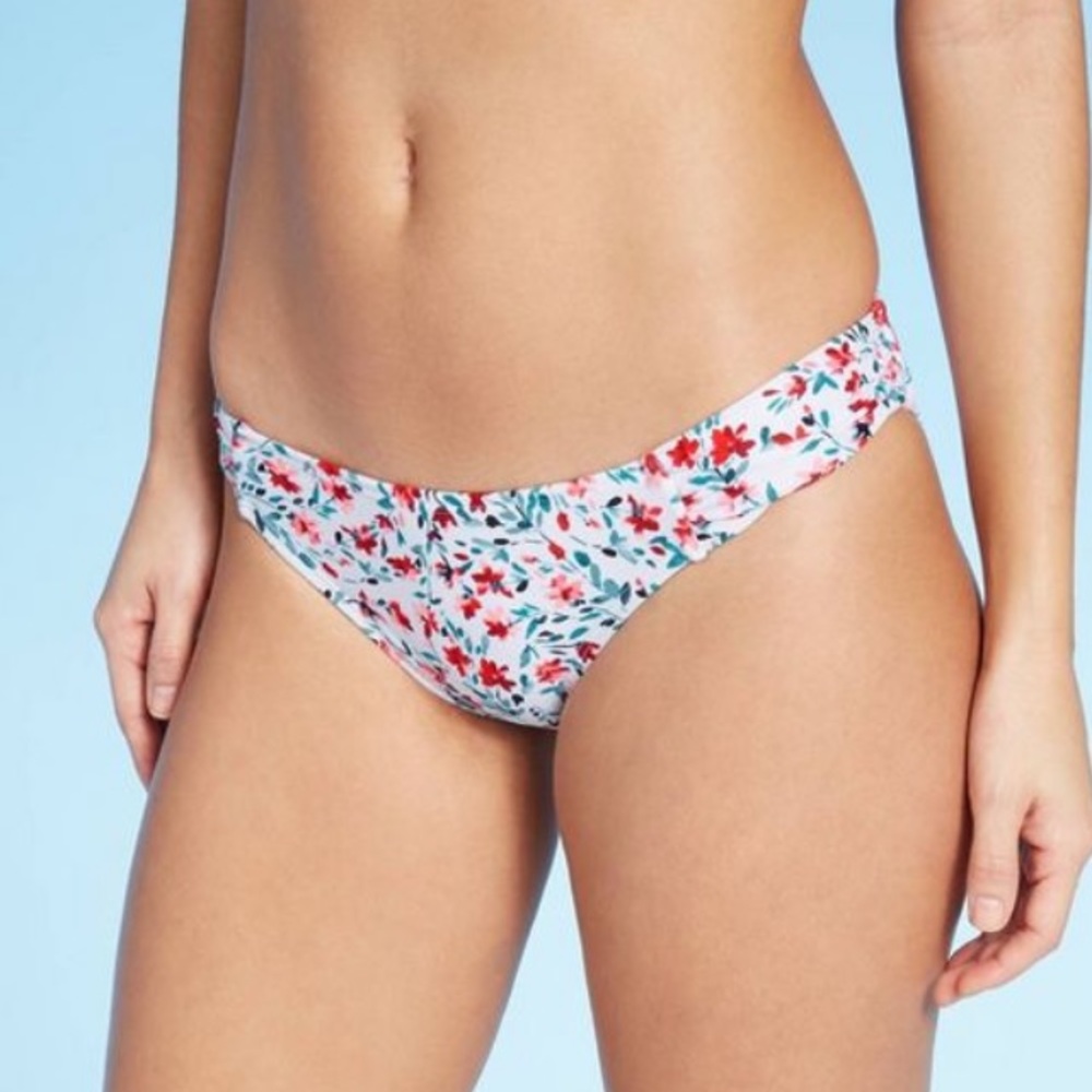NWT floral bathing suit bottoms